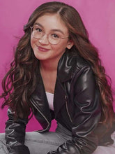 Anna Cathcart XO Kitty Black Leather Jacket