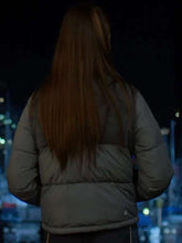 Holly Alberg Murder In A Small Town Grey Puffer Jacket