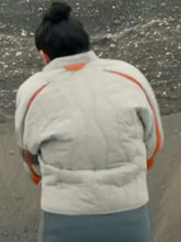 Tamara Podemski Murderbot Grey Quilted Jacket