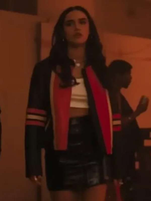 Asha Banks My Fault London 2025 Cafe Racer Leather Jacket