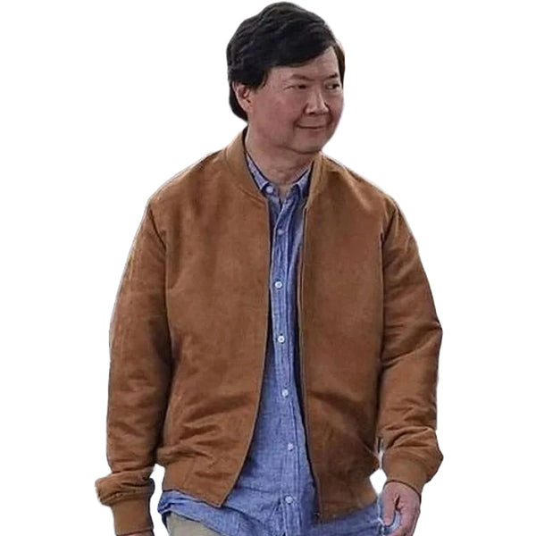 Ken Jeong My Spy 2 Brown Bomber Jacket