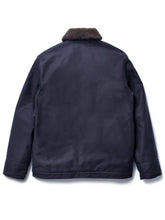 N1 deck jacket with shearling-style collar