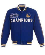 7-Time NBA Finals Champions blue wool reversible jacket