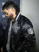 Jey Uso WrestleMania Black Bomber Jacket