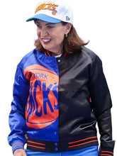 Kathy Hochul Knicks Victory Parade Varsity Jacket