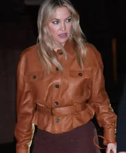 NYC 2025 Kate Hudson Leather Jacket