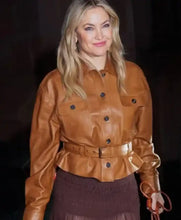 NYC 2025 Kate Hudson Leather Jacket