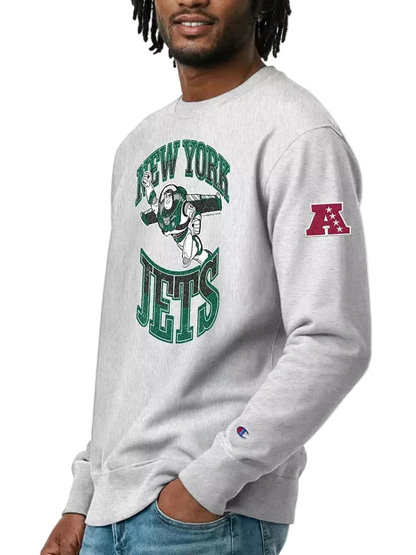Buzz Lightyear Disney inspired Heather Gray Sweatshirt