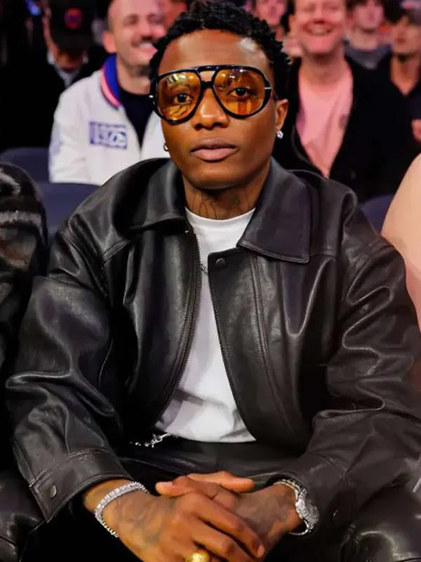 New York Knicks Wizkid Black Jacket