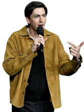 Nicholas Braun CinemaCon Brown Jacket