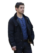 David Giuntoli black jacket with four front and two inside pockets