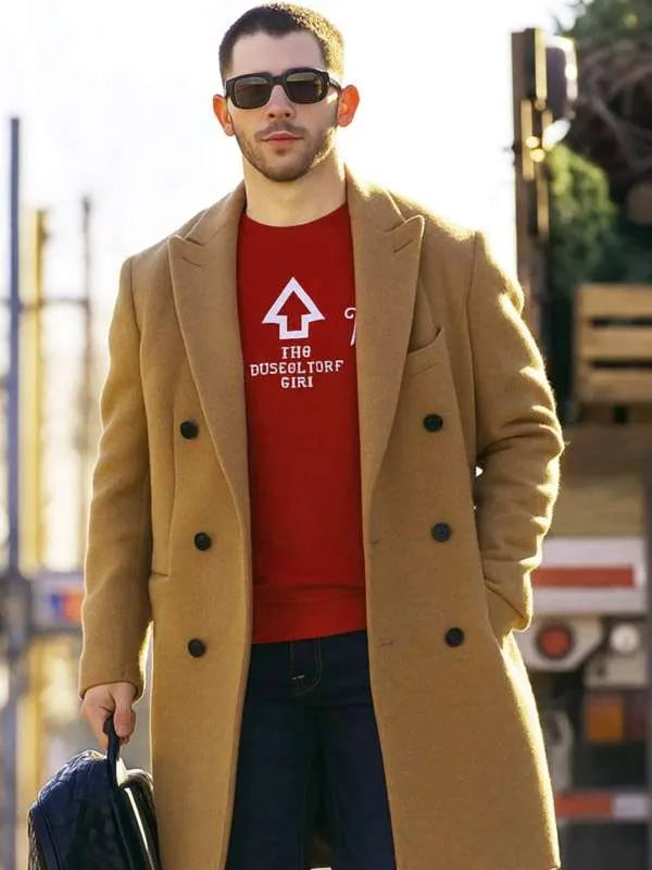 Nick Jonas A Very Jonas Christmas Coat