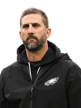 Philadelphia Eagles inspired black hooded jacket