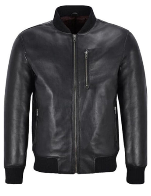 Nick Torres NCIS S22 Black Leather Jacket