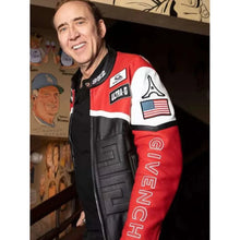 Nicolas Cage 2024 Biker Leather Jacket