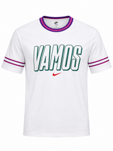 Nike 2026 Carlos Alcaraz Vamos White Brown Dri-FIT T-Shirt