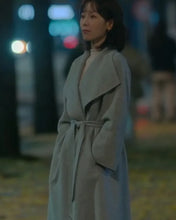 No In-ji The Trunk Grey Wool Coat