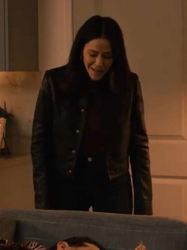 Esther Roklov Nobody Wants This Black Leather Jacket