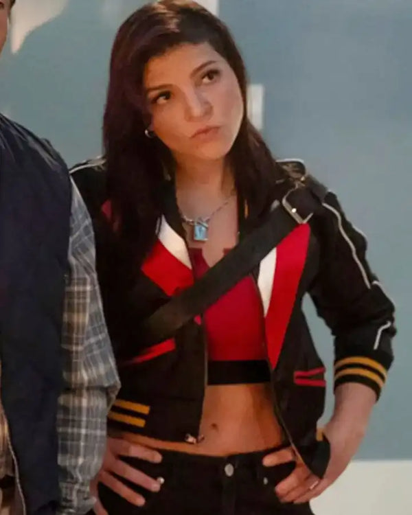 Obliterated Paola Lázaro Satin Bomber Jacket