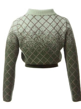 Hannah Wells Off Campus S01 Olive Green Cropped Polo Top