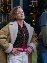 Chloë Grace Moretz Oh What Fun Shearling Jacket