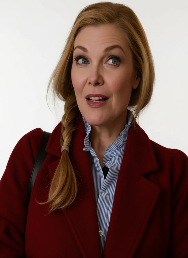 Michelle Pfeiffer Oh What Fun Red Coat