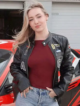 Olivia Hartley Black Leather Jacket