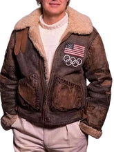 Olympics Team USA Brown Flight Jacket