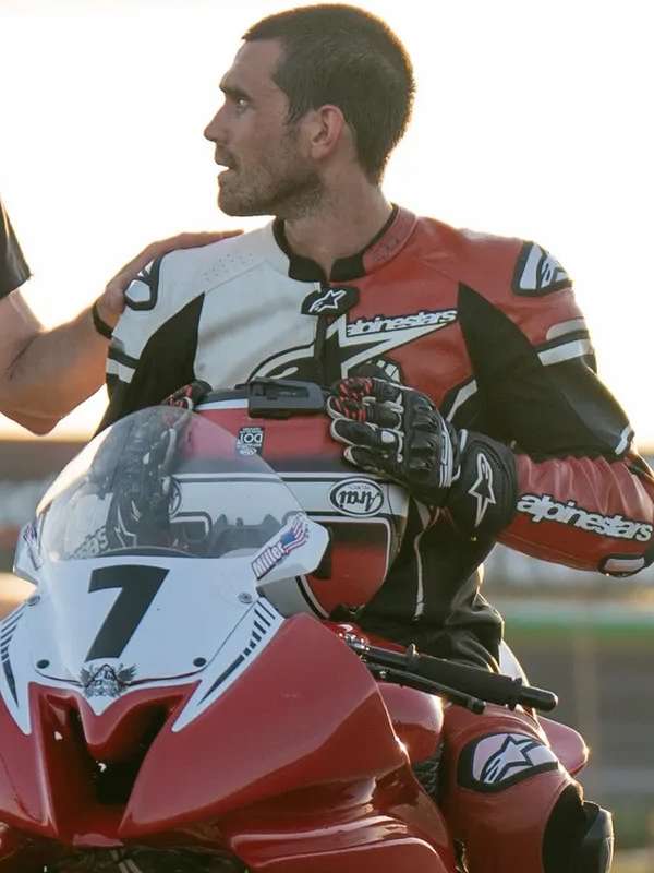 K.J. Apa One Fast Move 2024 Racer Leather Jacket