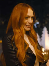 Lindsay Lohan Our Little Secret 2024 Leather Jacket