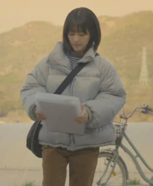 Our Unwritten Seoul S01 Park Bo-young Grey Jacket