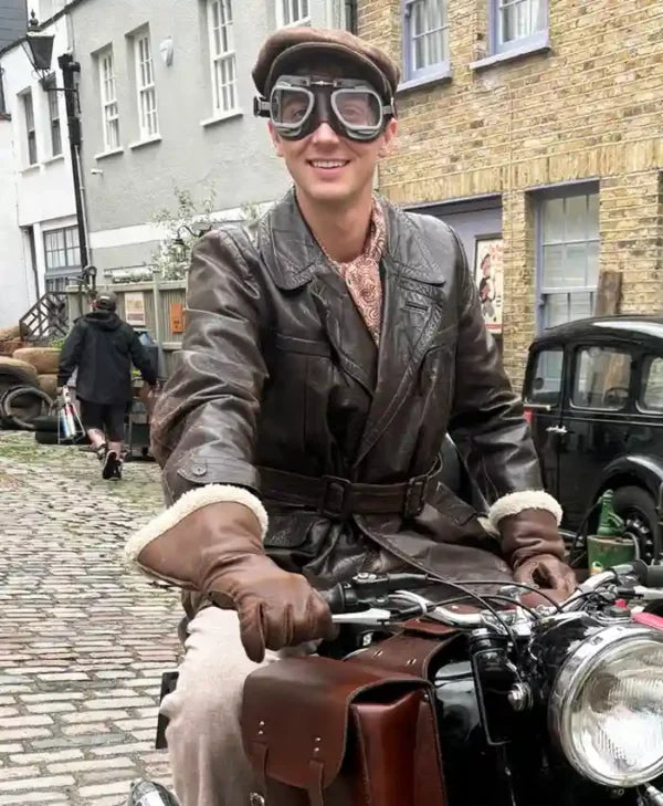 Outrageous S01 Calam Lynch Brown Coat