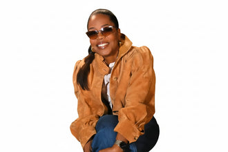 PFW Oprah Winfrey Suede Leather Jacket