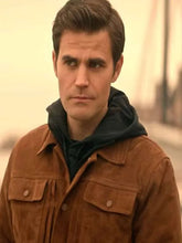 Paul Wesley Star Trek Strange New Worlds Suede Leather Jacket front view