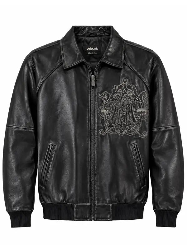 Pelle Pelle Black Jacket with Two Front Side Pockets