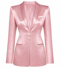 Kylie Jenner Pink Satin Blazer