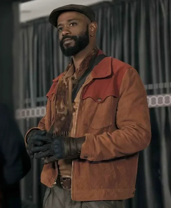 Play Dirty LaKeith Stanfield Brown Jacket