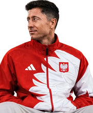 Poland football anthem jacket with outside and inside pockets