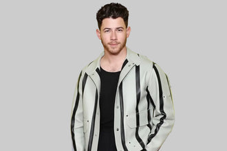 Nick Jonas Power Ballad Movie Premiere Leather Jacket