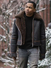 Michael Rainey Jr Power Book II Ghost Brown Leather Jacket