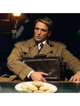 Primetime 2026 Chris Hansen Tan Cotton Trench Coat