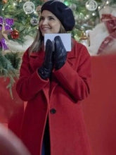 Tis the Season to be Merry Rachael Leigh Cook Wool Coat