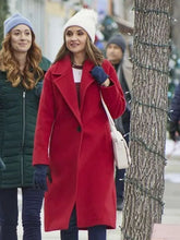 Tis the Season to be Merry Rachael Leigh Cook Wool Coat