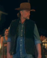 Ransom Canyon Staten Kirkland Black Denim Vest