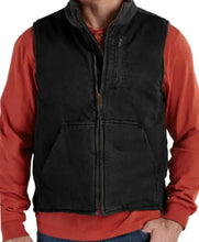 Ransom Canyon Staten Kirkland Black Denim Vest