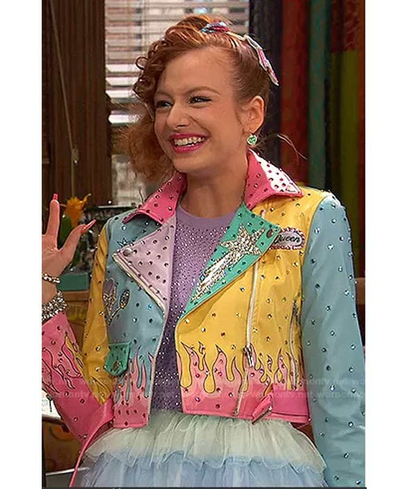Ravens Home Sasha Pastel Moto Jacket