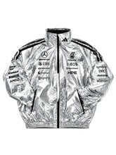 Re-Creation Adidas x Mercedes-AMG Petronas F1 Team metallic silver jacket
