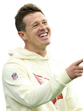 2026 Arizona Cardinals cream sideline pullover hoodie front view