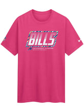Buffalo Bills 2026 pink football T-shirt front view