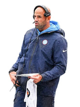 Unisex Robert Saleh Titans jacket with zipper closure